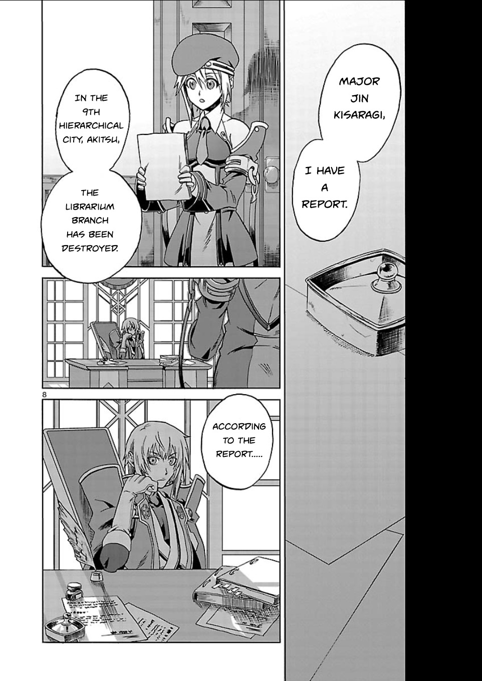 BlazBlue - Chimelical Complex Chapter 1 page 8 - Chapter 1: Ragna=The=Bloodedge