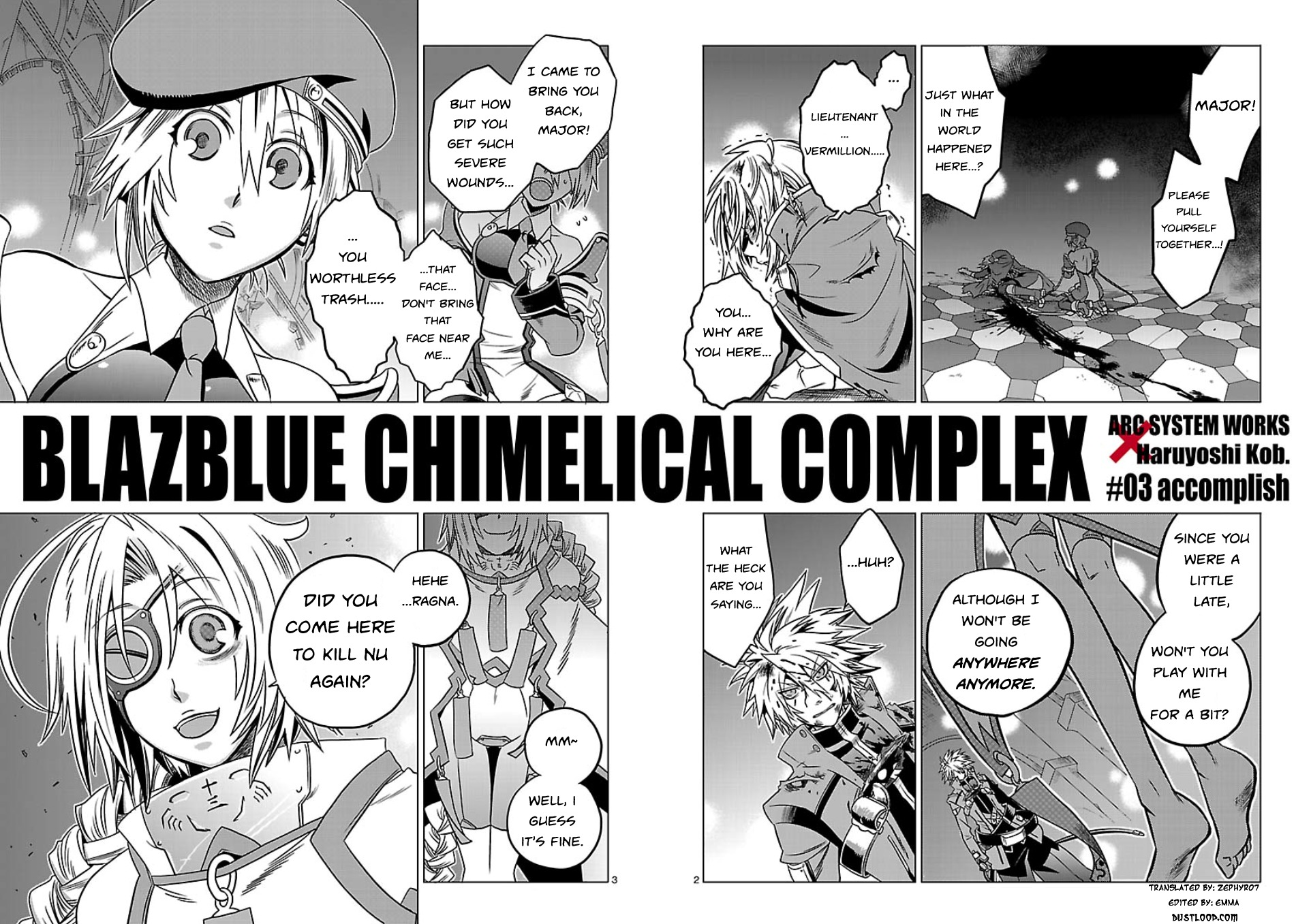 BlazBlue - Chimelical Complex Chapter 3 page 3 - Chapter 3: Accomplish