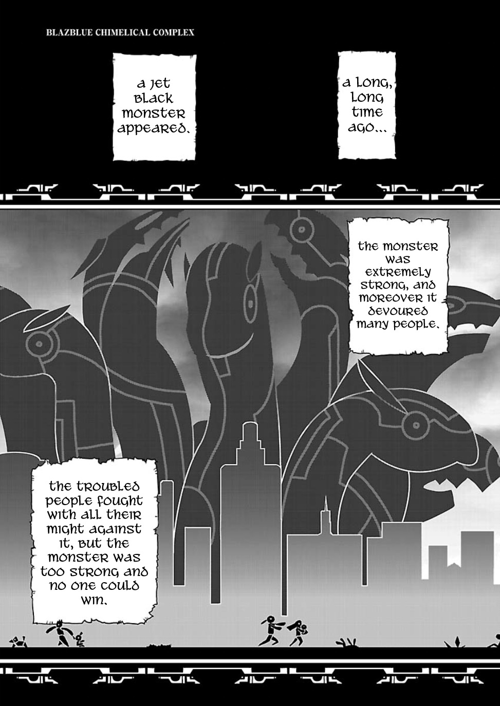 BlazBlue - Chimelical Complex Chapter 4 page 2 - Chapter 4: The Black Beast