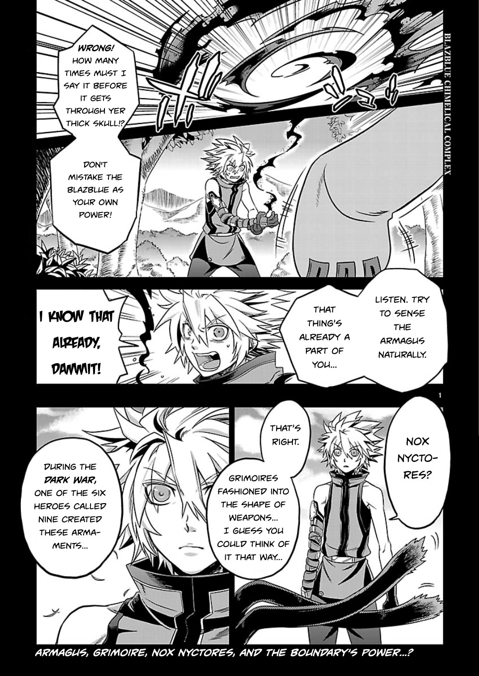 BlazBlue - Chimelical Complex Chapter 5 page 2 - Chapter 5: Noel=Vermillion