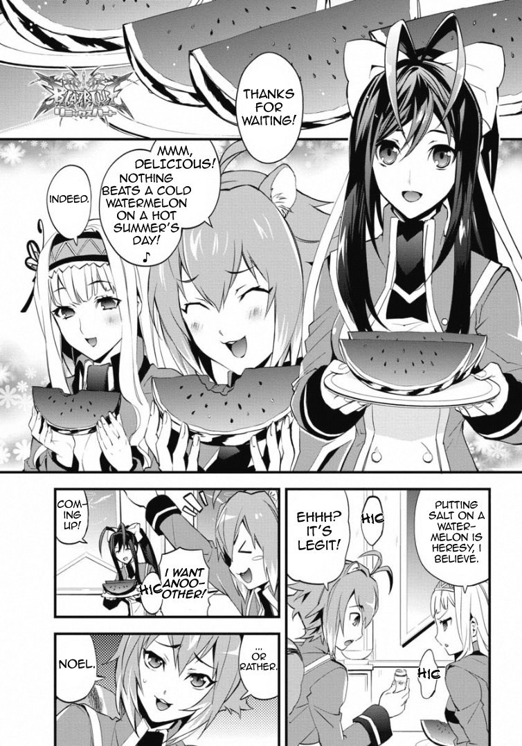 BlazBlue - Remix Heart Chapter 3 page 2 - Chapter 3: Incident of the Watermelon from the Navel