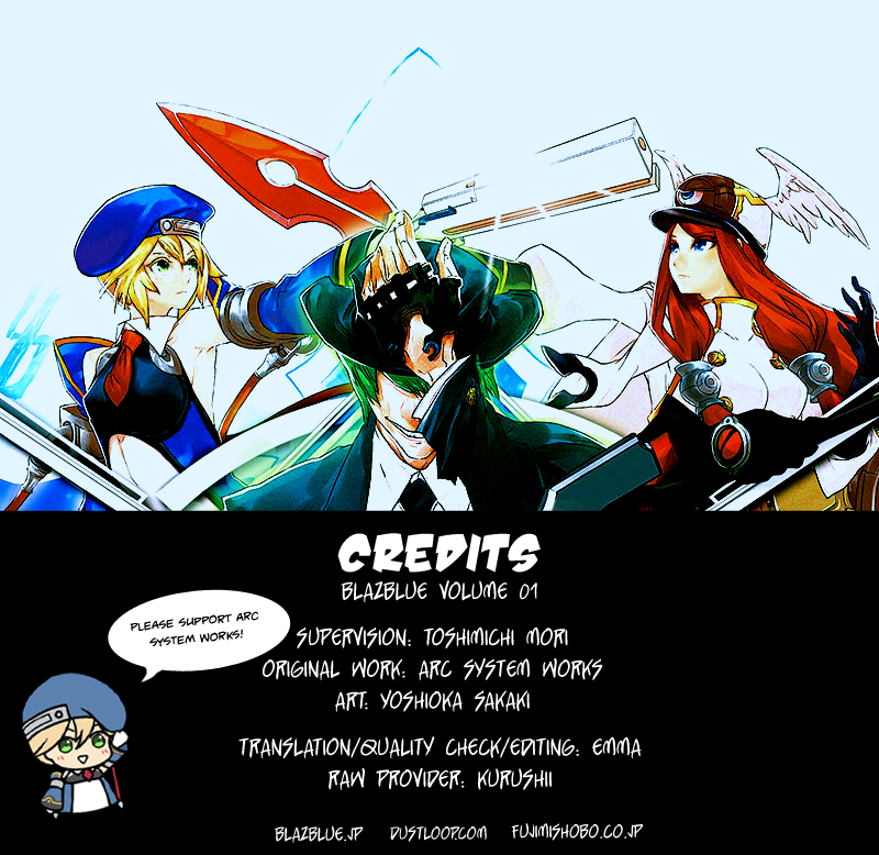 BlazBlue Chapter 2.2 page 1 - Chapter 2 v2 : Rebel 02 - Blue Beret