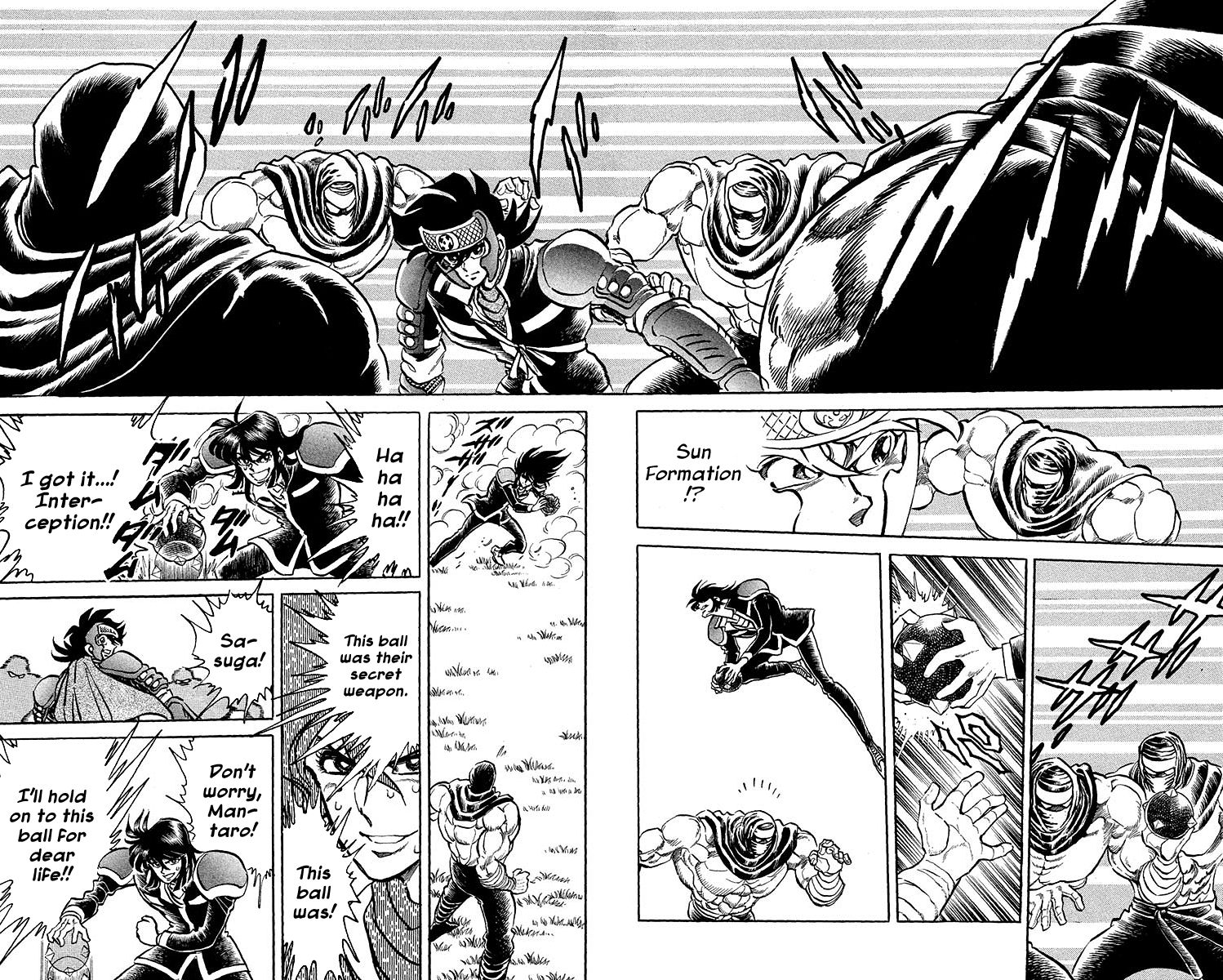 Blazing Ninjaman Chapter 13 page 12 - Chapter 13 : The Mighty Sun Formation!