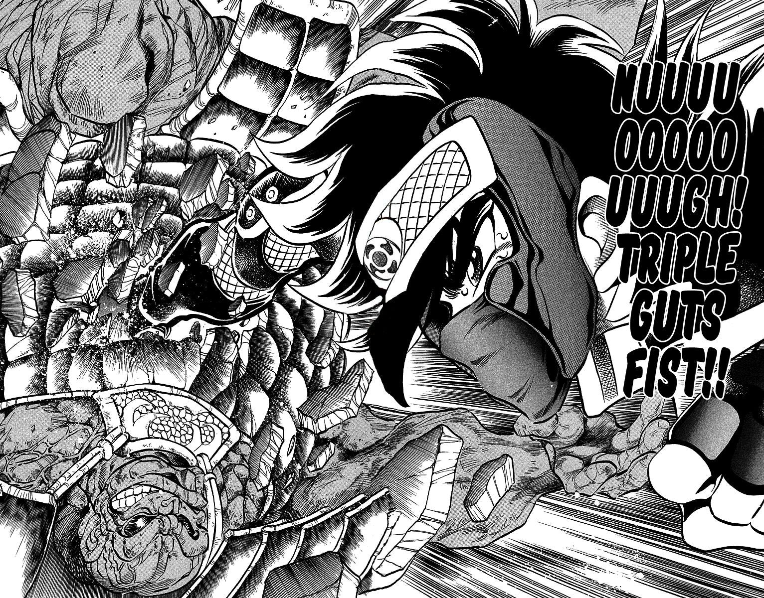 Blazing Ninjaman Chapter 23 page 12 - Chapter 23 : The Lethal Triple Guts Fist!