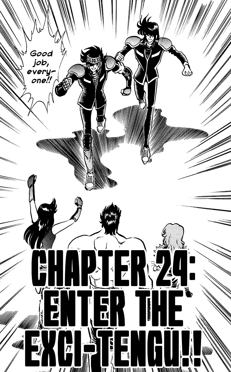 Blazing Ninjaman Chapter 24 page 1 - Chapter 24 : Enter the Exci-Tengu!!