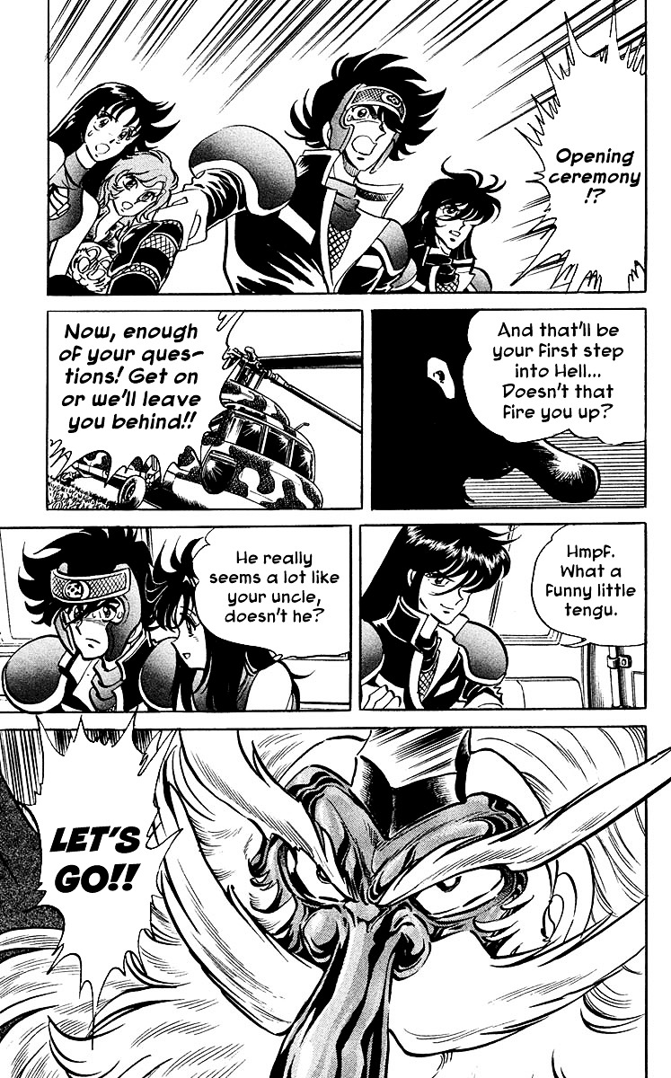 Blazing Ninjaman Chapter 24 page 17 - Chapter 24 : Enter the Exci-Tengu!!