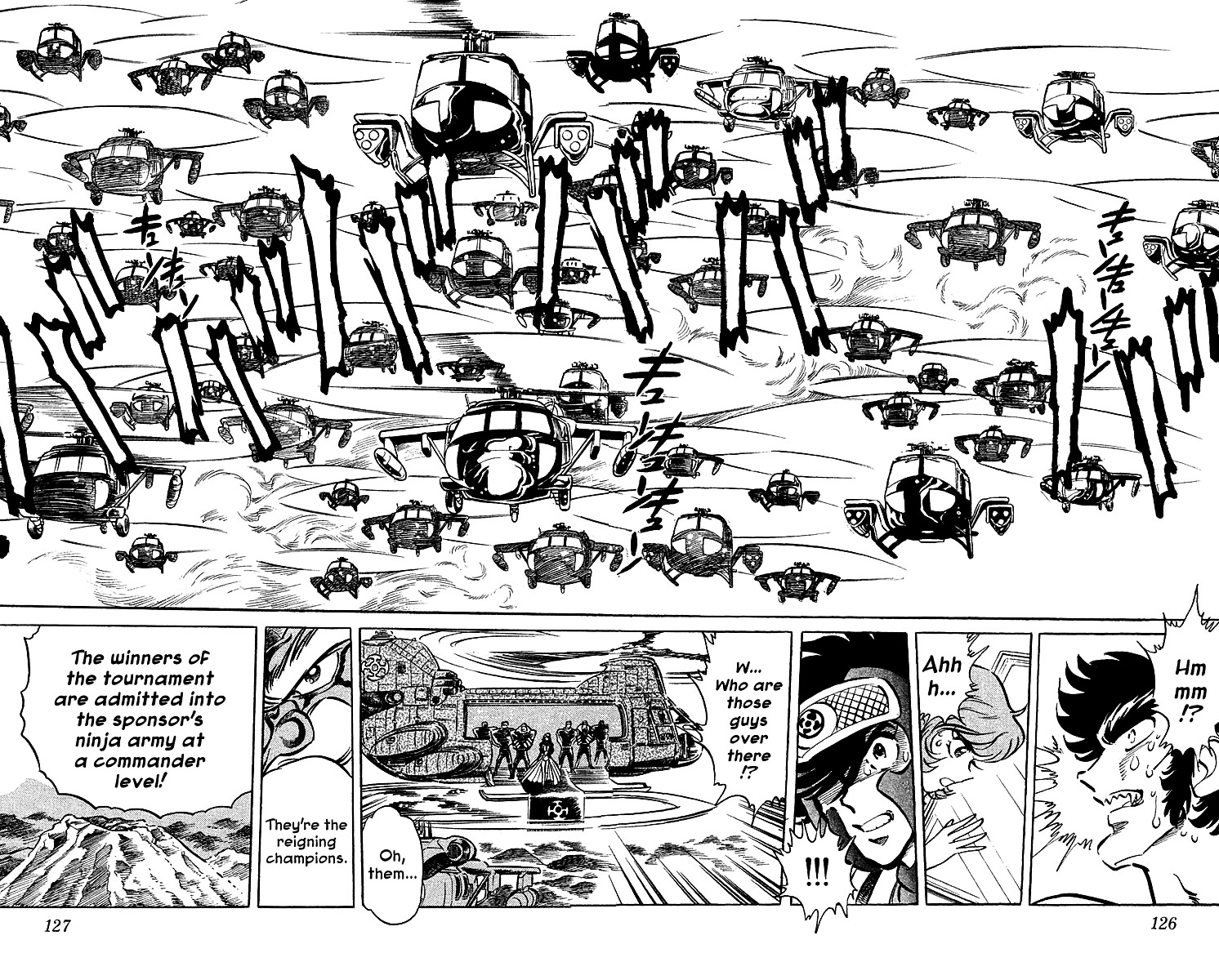 Blazing Ninjaman Chapter 25 page 8 - Chapter 25 : Assembled!! Opening Ceremony Above Mt. Fuji