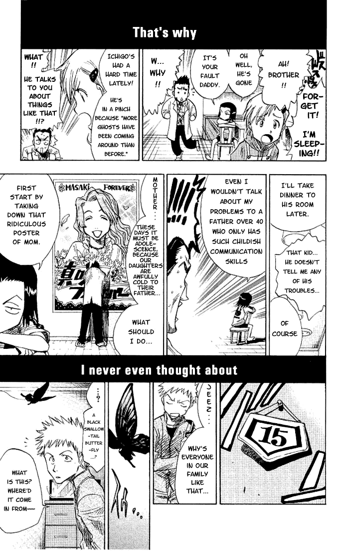 Bleach manga, chapter 1, page 11 of 57