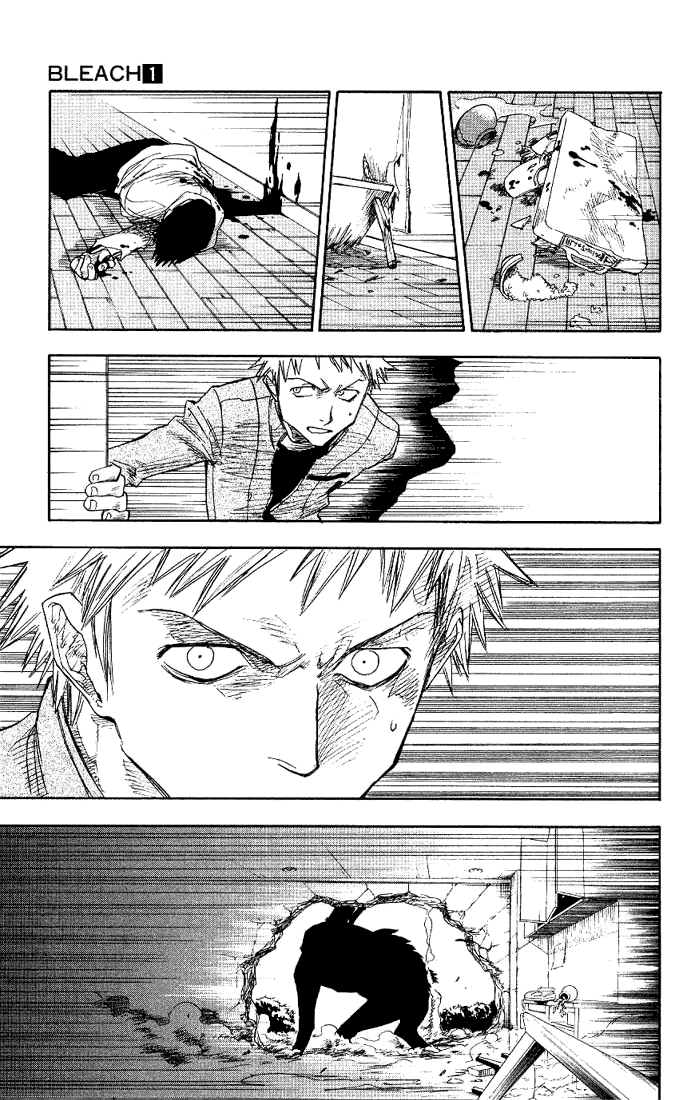 Bleach manga, chapter 1, page 29 of 57