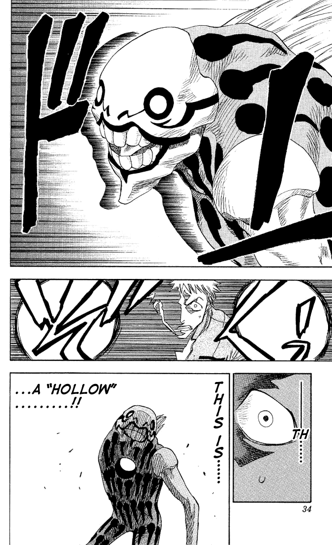 Bleach manga, chapter 1, page 30 of 57