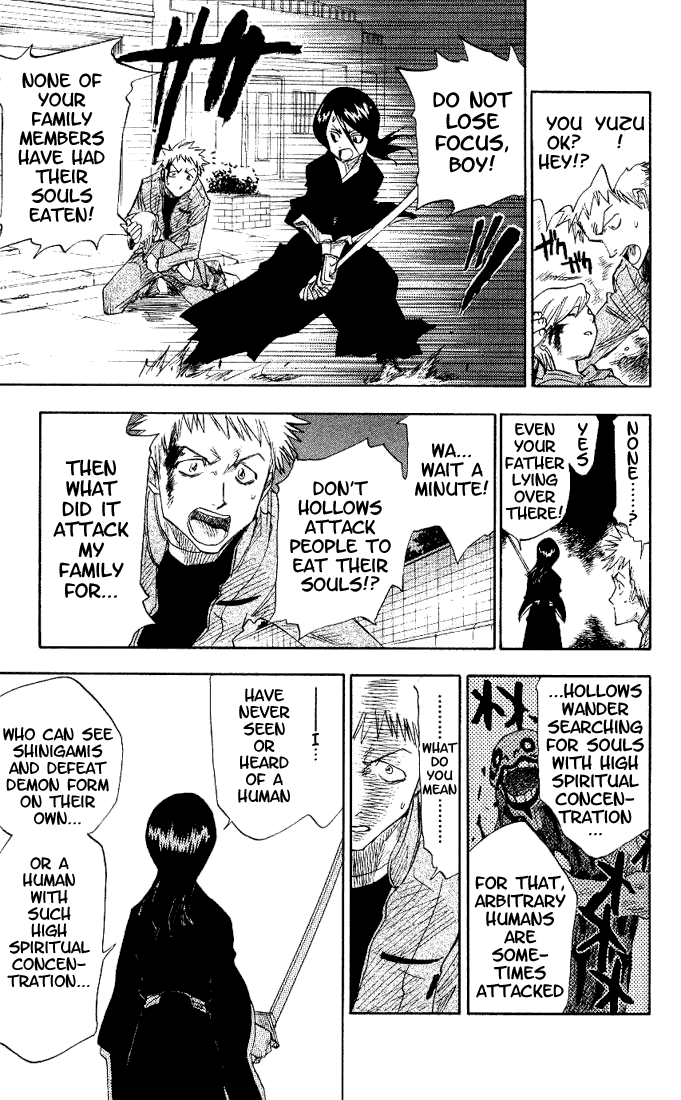 Bleach manga, chapter 1, page 35 of 57