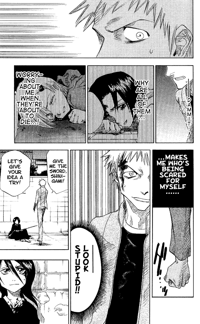 Bleach manga, chapter 1, page 45 of 57