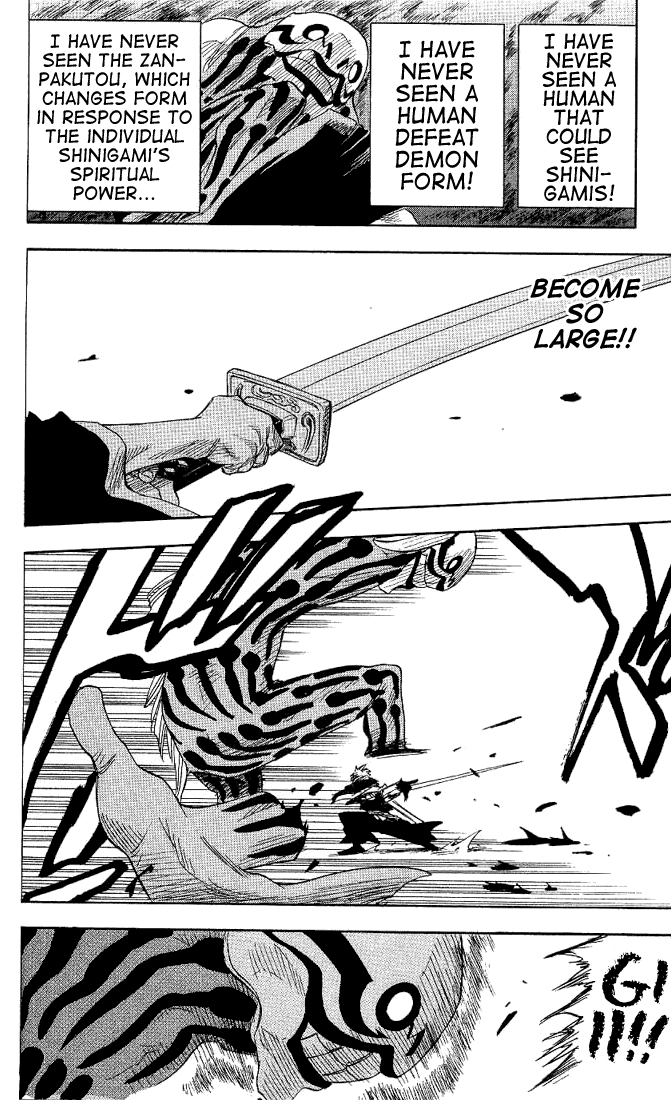 Bleach manga, chapter 1, page 52 of 57