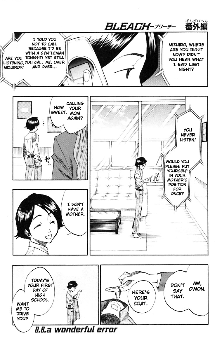 Bleach Chapter 107.5 page 2 - Chapter 107.5: A Wonderful Error