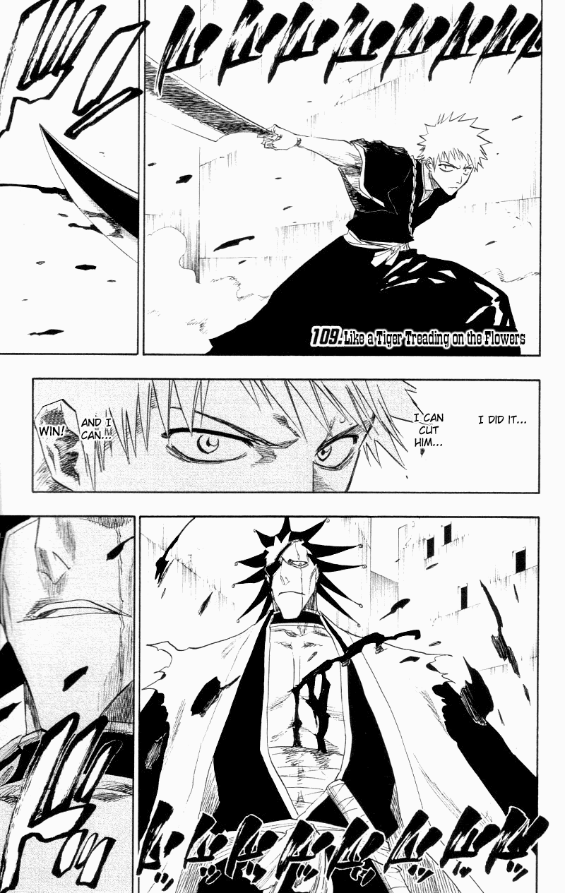 Bleach manga, chapter 109, page 1 of 20