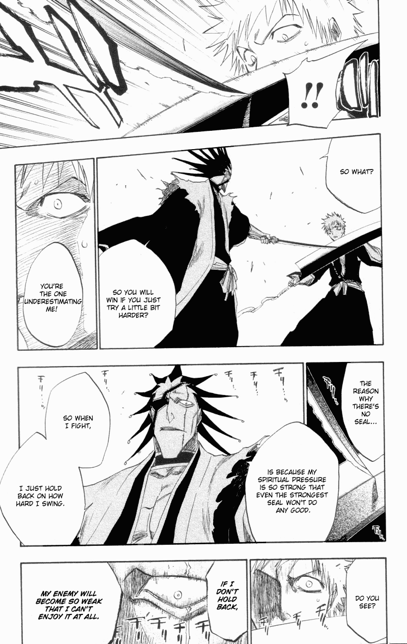 Bleach manga, chapter 109, page 17 of 20