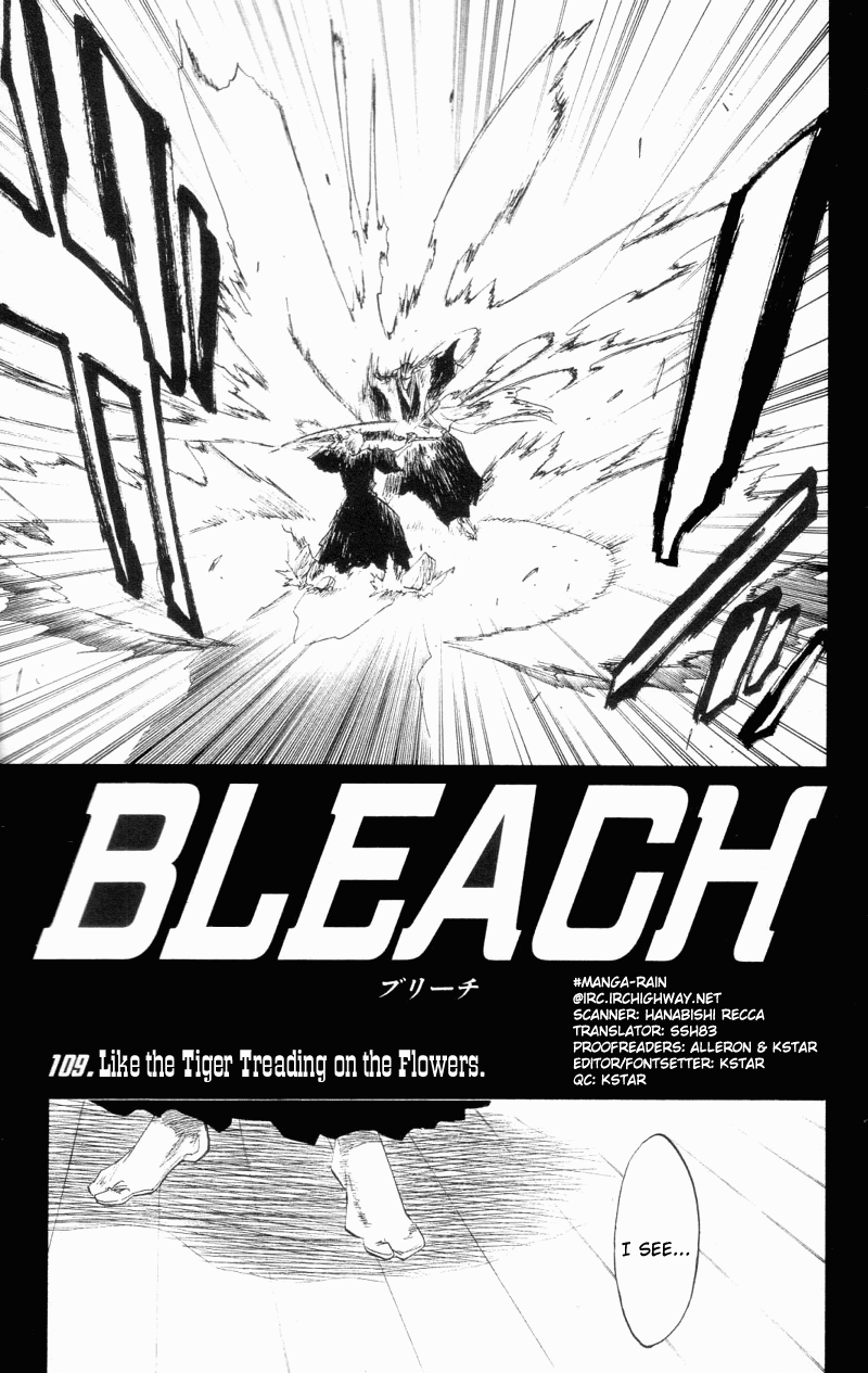 Bleach manga, chapter 109, page 5 of 20