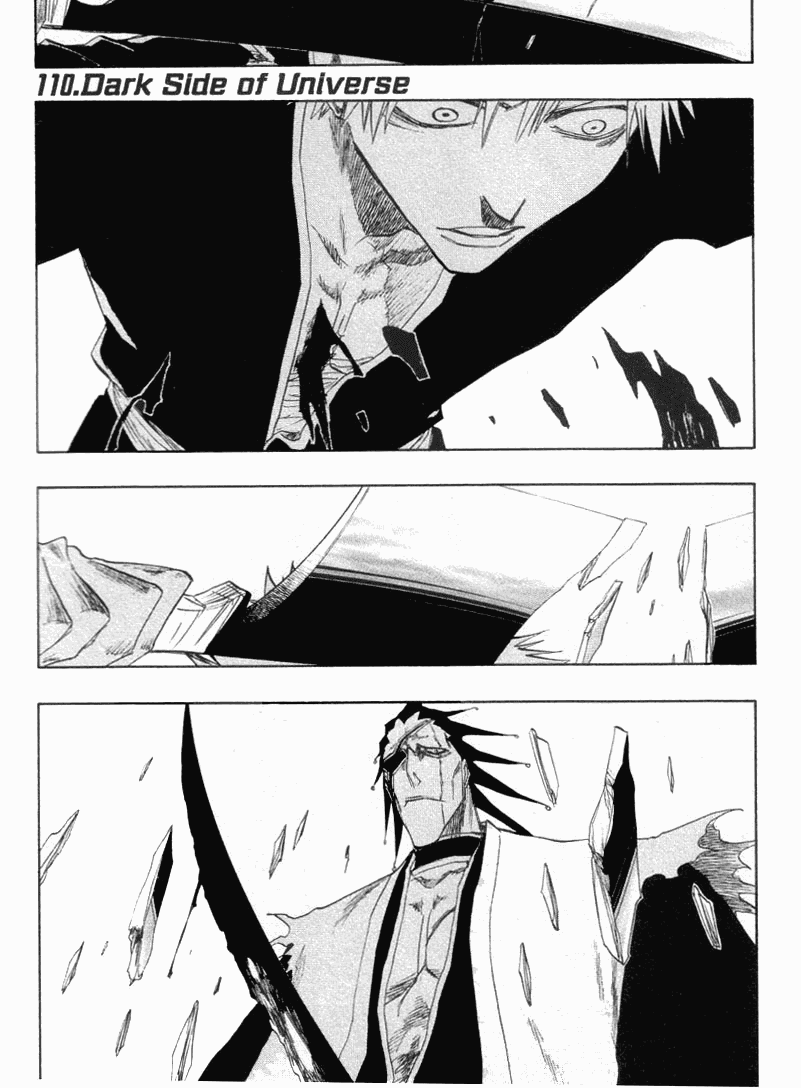 Bleach Chapter 110 page 1 - Chapter 110: The Dark Side of the Universe