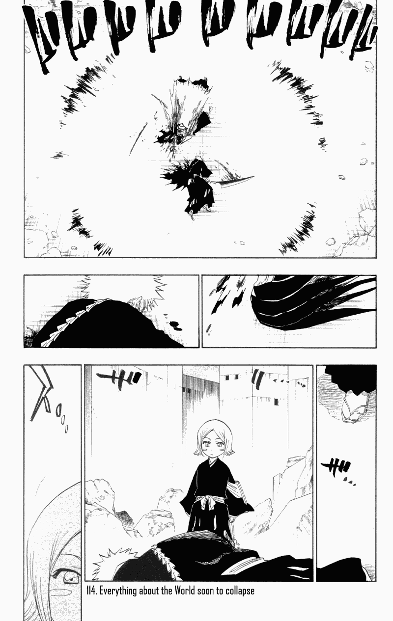 Bleach manga, chapter 114, page 1 of 21