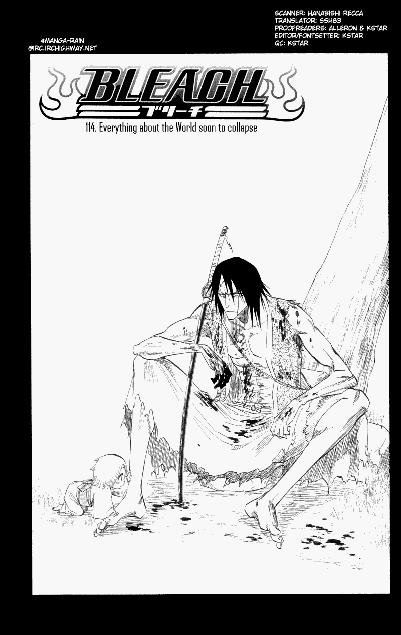 Bleach manga, chapter 114, page 4 of 21