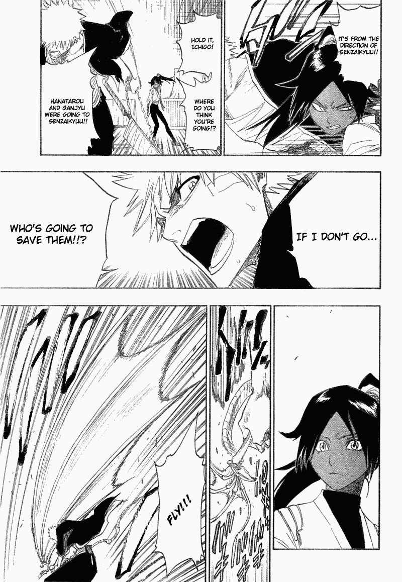 Bleach manga, chapter 116, page 28 of 52