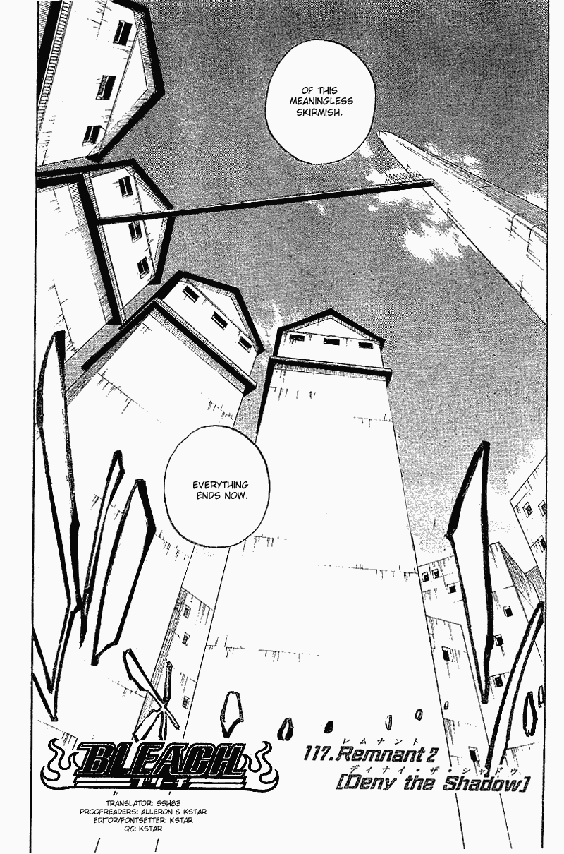 Bleach manga, chapter 117, page 8 of 22
