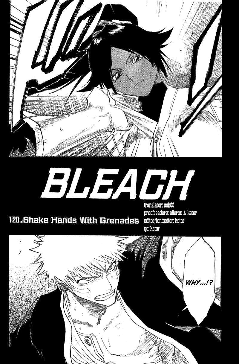 Bleach Chapter 120 page 3 - Chapter 120: Shake Hands with Grenades