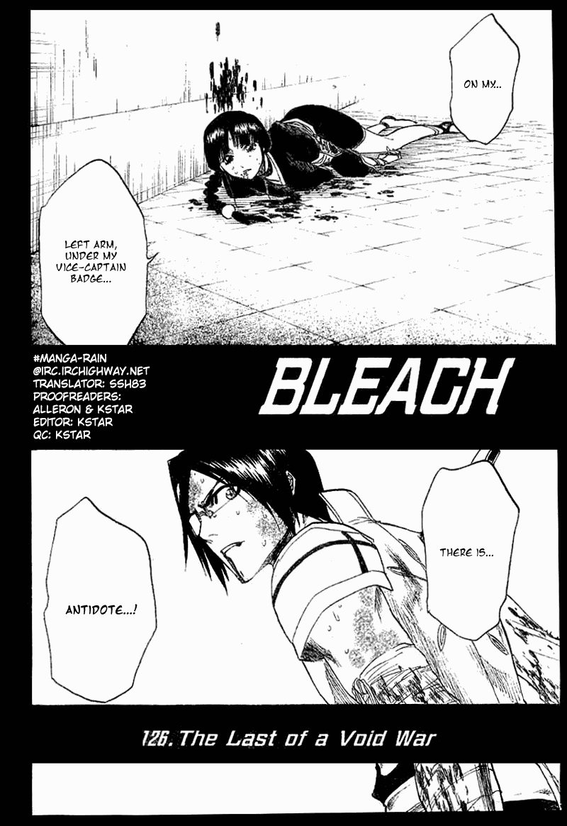 Bleach manga, chapter 126, page 9 of 20