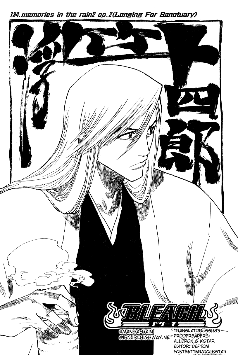 Bleach Chapter 134 page 6 - Chapter 134: Memories in the Rain 2, op.2: Longing for Sanctuary