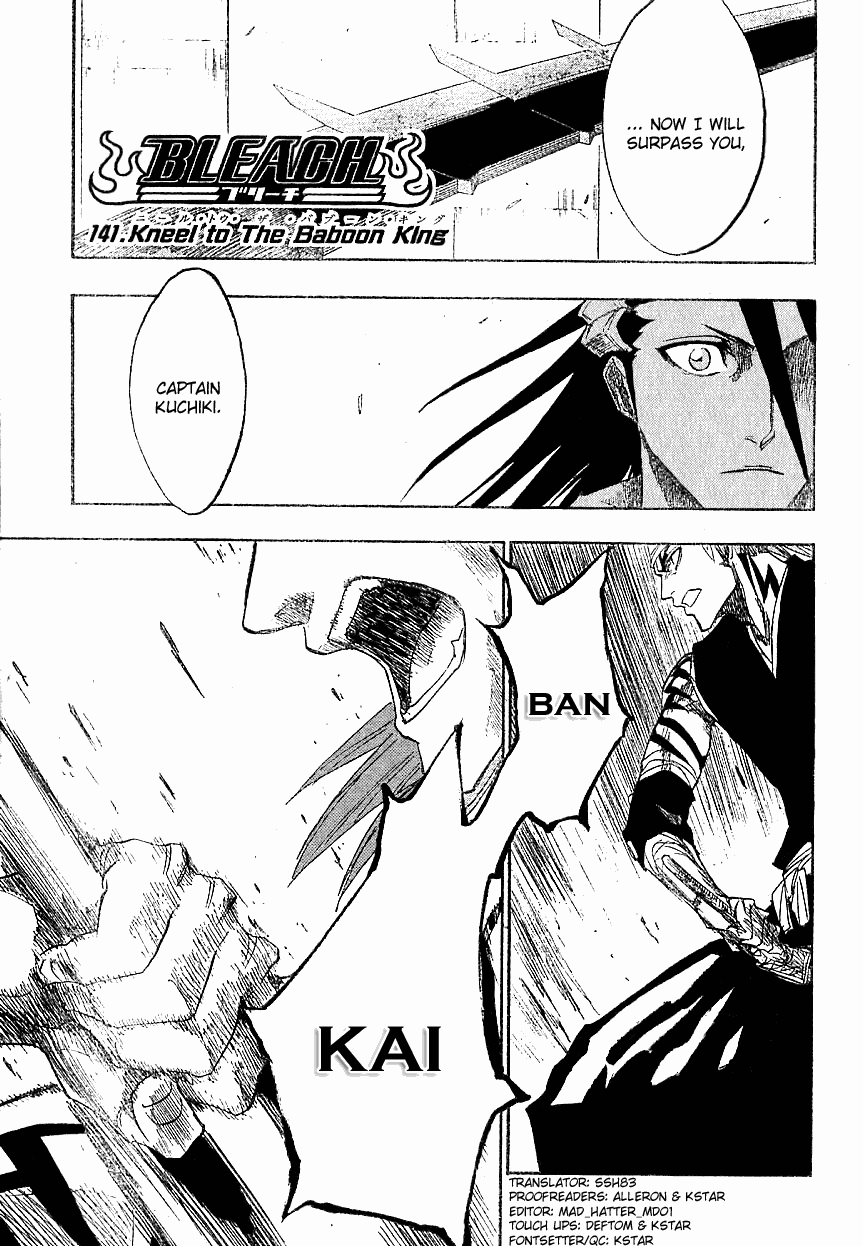 Bleach manga, chapter 141, page 2 of 20