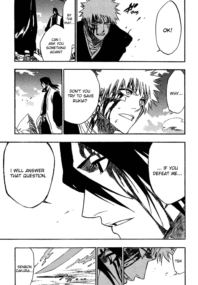Bleach manga, chapter 166, page 17 of 21