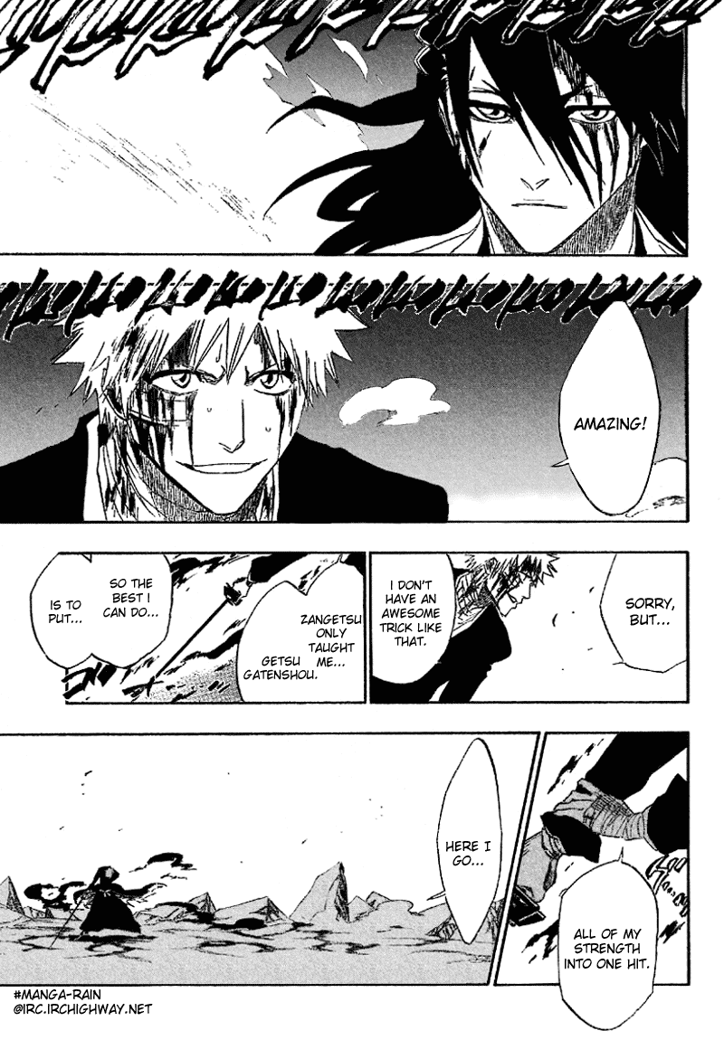 Bleach manga, chapter 166, page 19 of 21