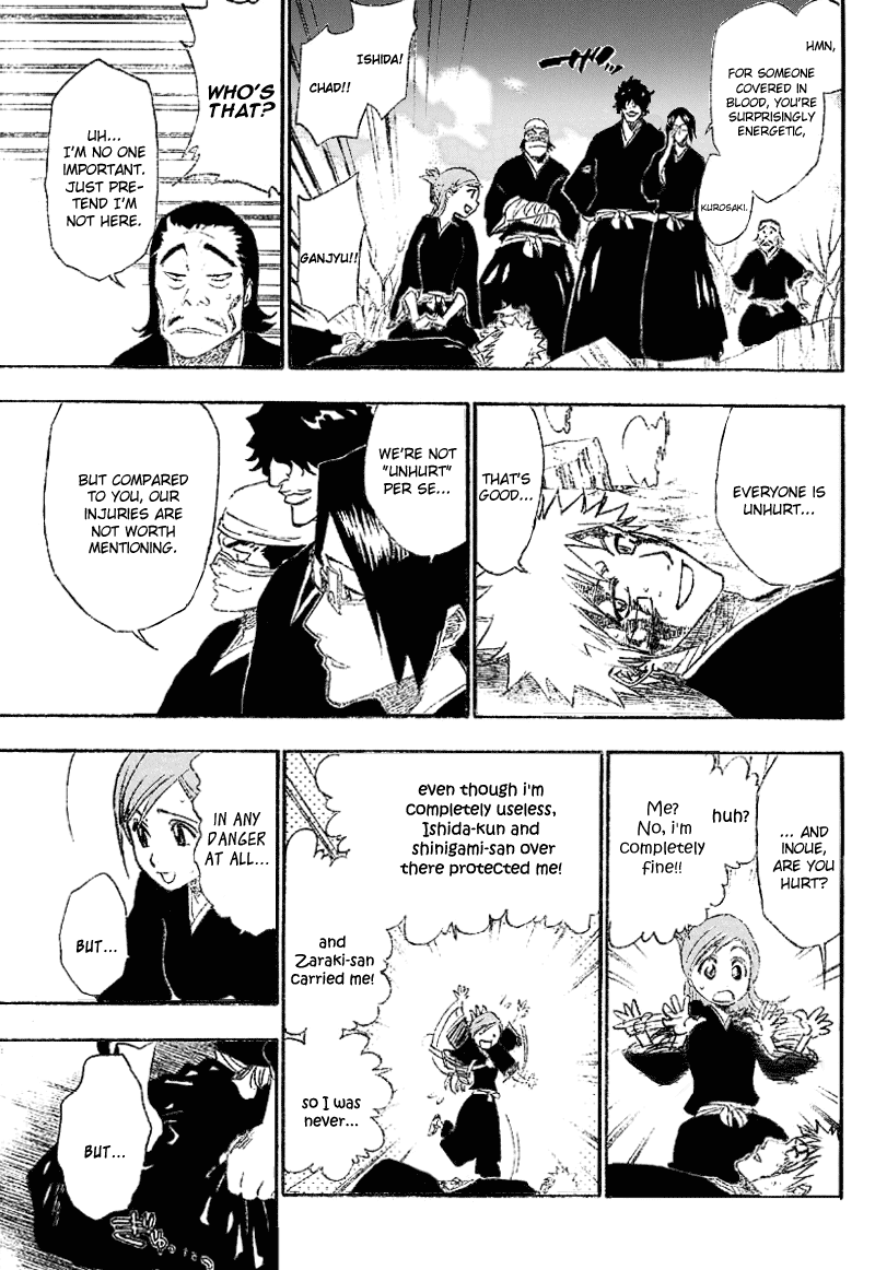 Bleach manga, chapter 167, page 17 of 20