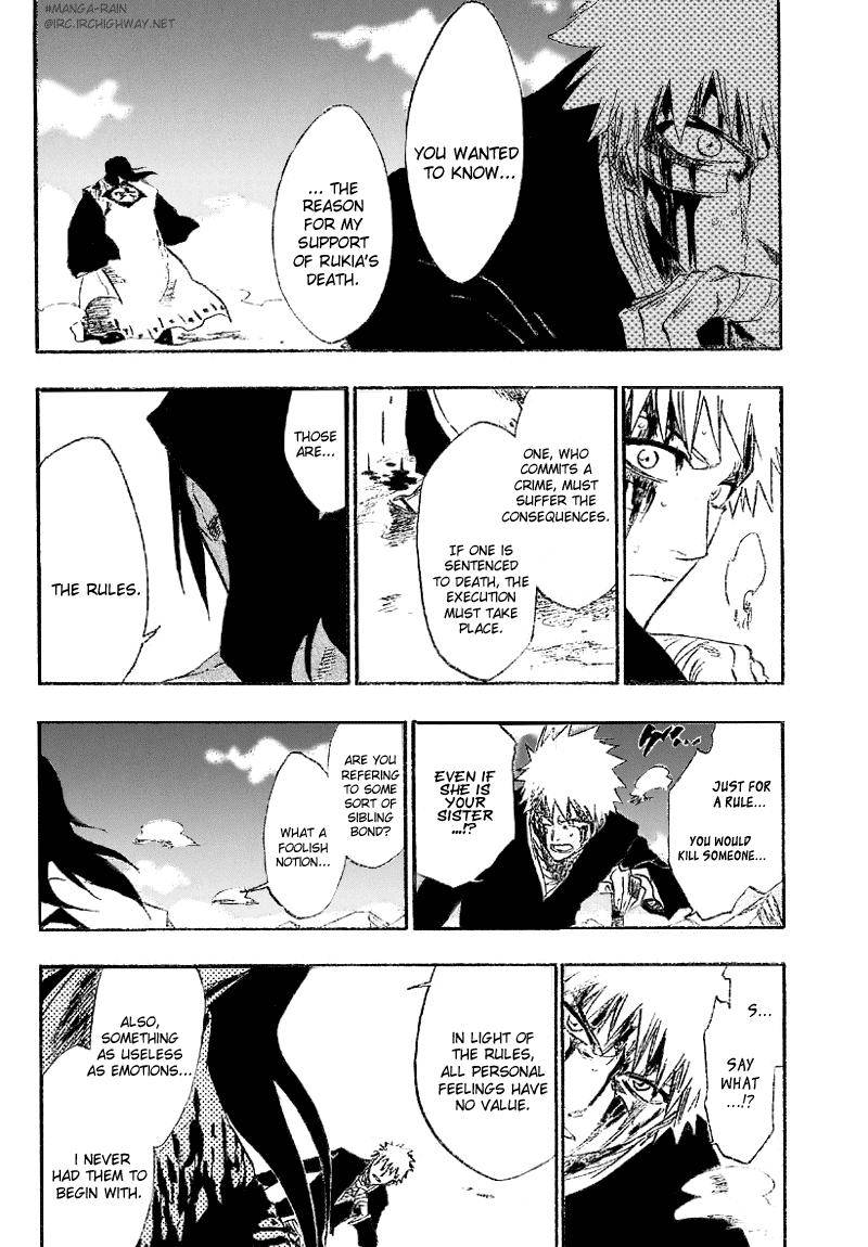 Bleach manga, chapter 167, page 9 of 20