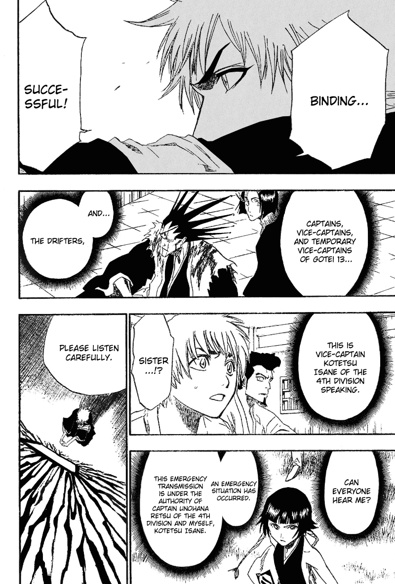 Bleach manga, chapter 172, page 12 of 21