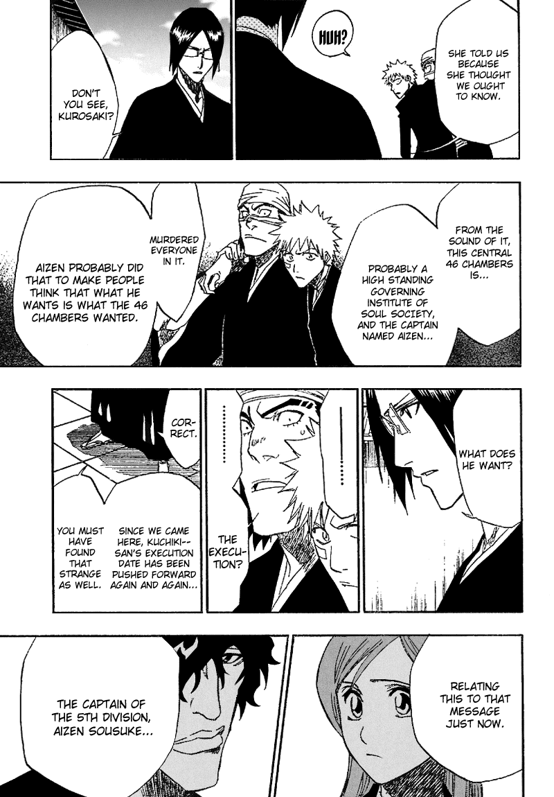 Bleach manga, chapter 172, page 17 of 21