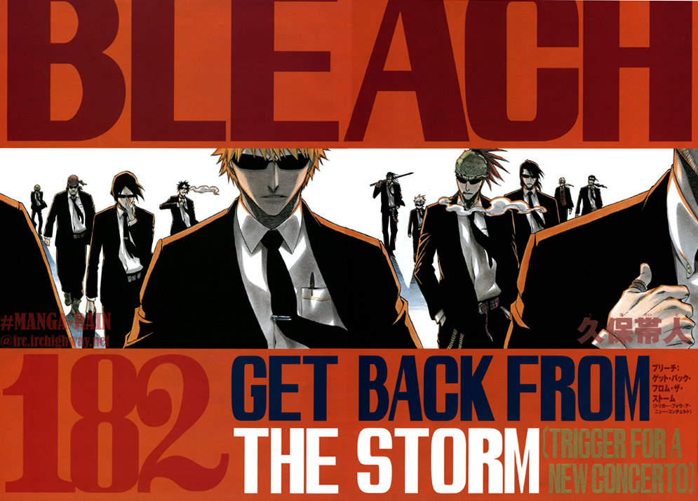 Bleach Chapter 182 page 4 - Chapter 182: Get Back from the Storm (Trigger for a New Concerto)