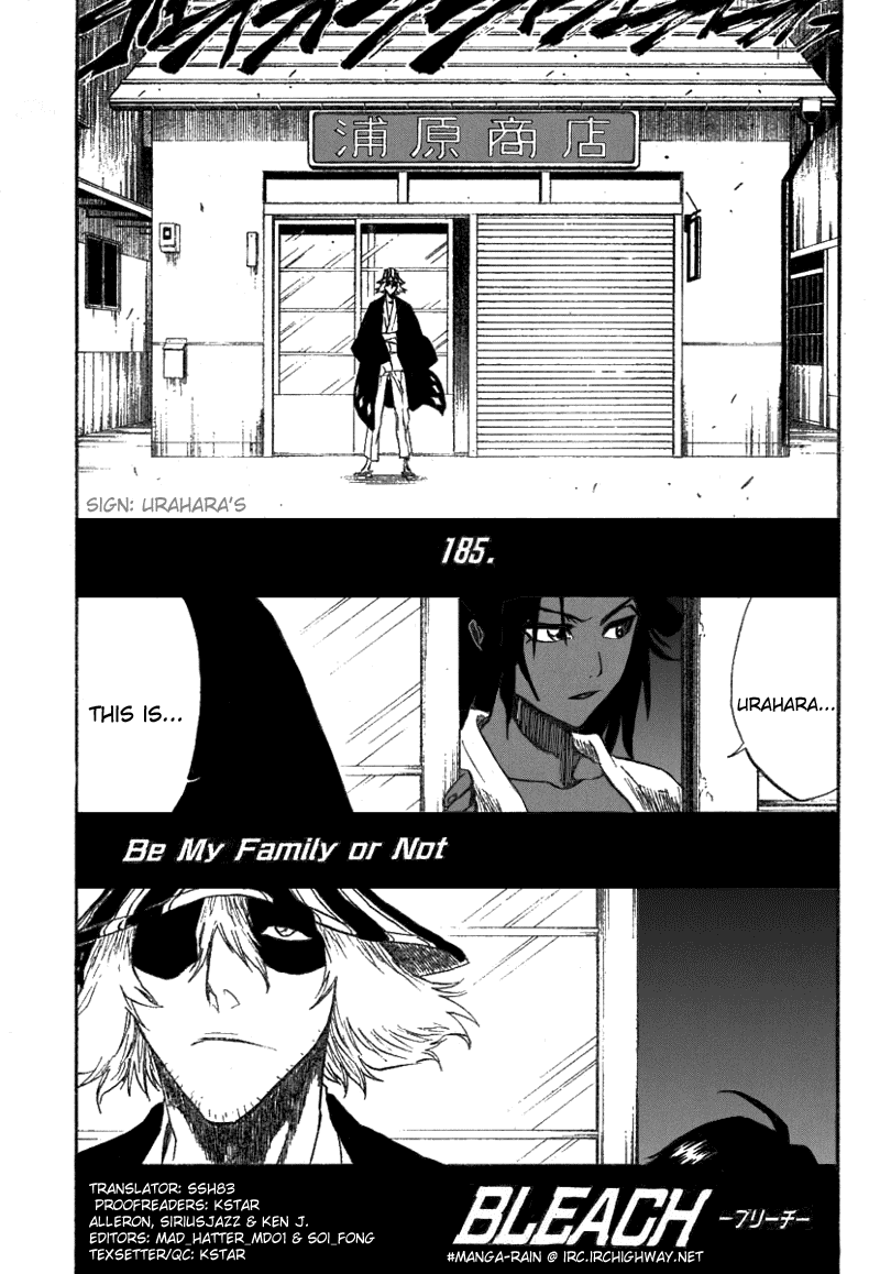 Bleach manga, chapter 185, page 9 of 24