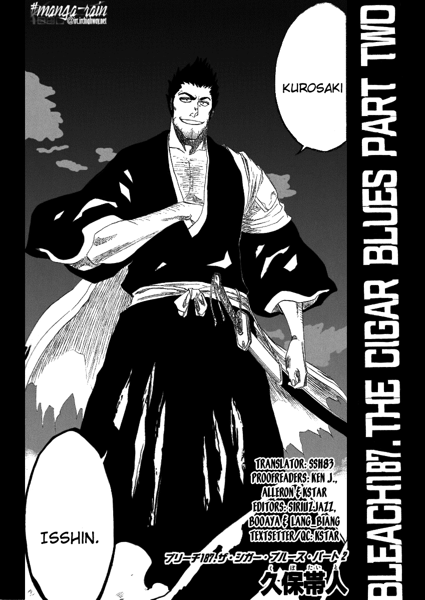 Bleach Chapter 187 page 5 - Chapter 187: The Cigar Blues, Part Two