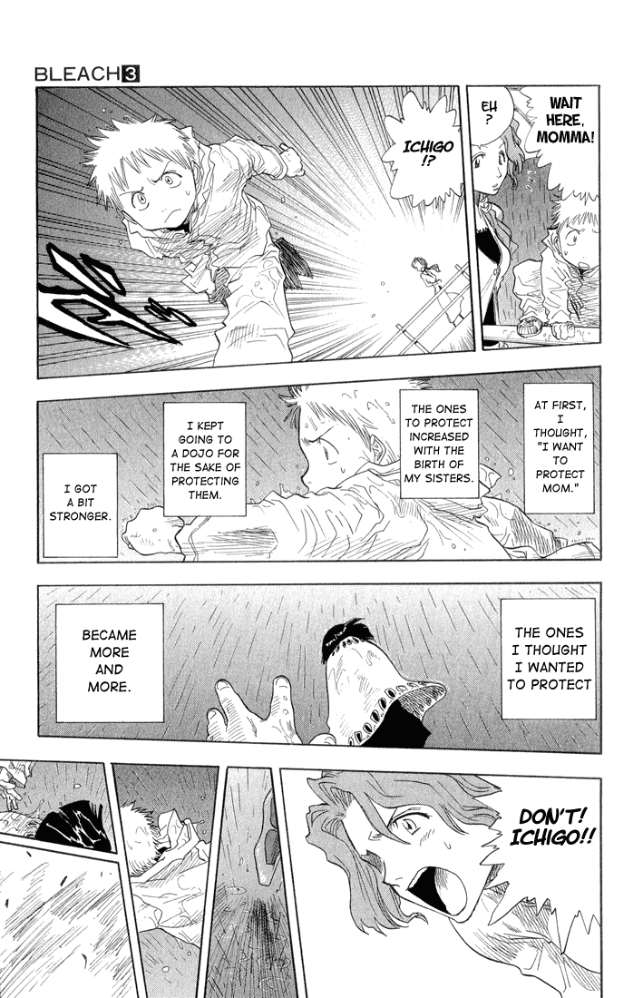 Bleach Chapter 19 page 14 - Chapter 19: 6/17 op. 3 Memories in the Rain