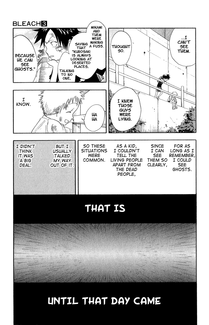 Bleach Chapter 19 page 8 - Chapter 19: 6/17 op. 3 Memories in the Rain