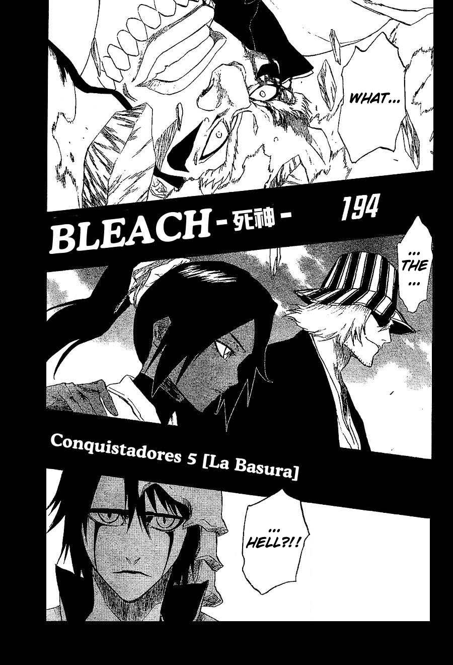 Bleach manga, chapter 194, page 4 of 18