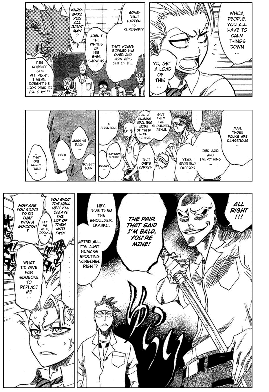Bleach manga, chapter 196, page 6 of 20