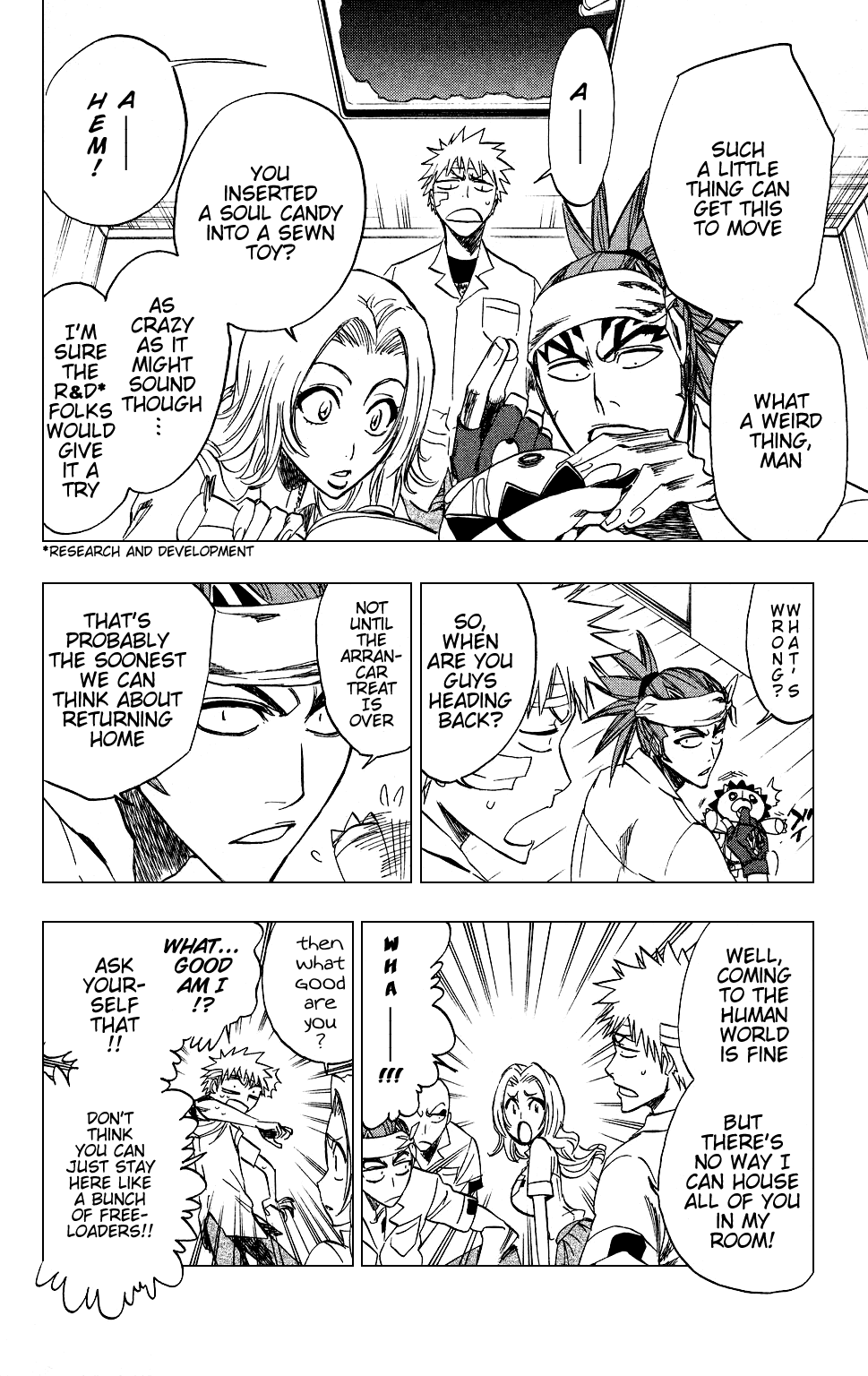 Bleach manga, chapter 198, page 17 of 27