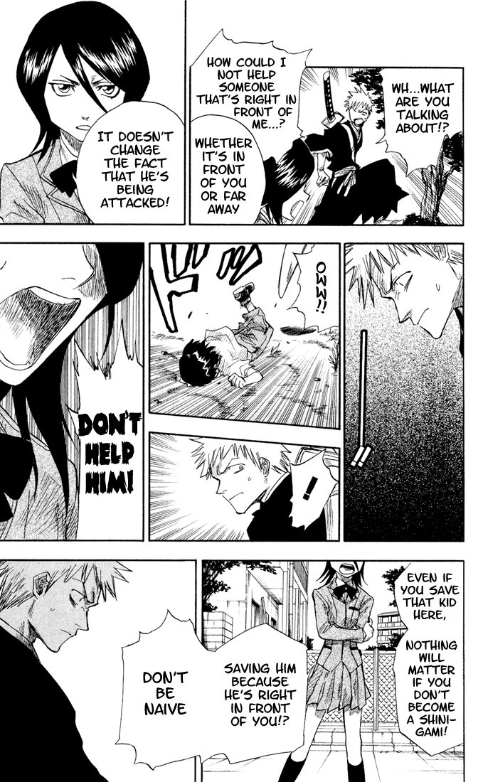 Bleach manga, chapter 2, page 18 of 24