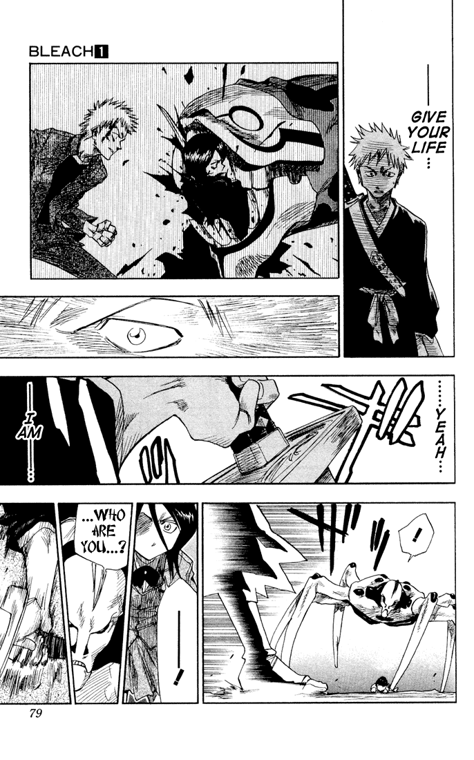 Bleach manga, chapter 2, page 20 of 24