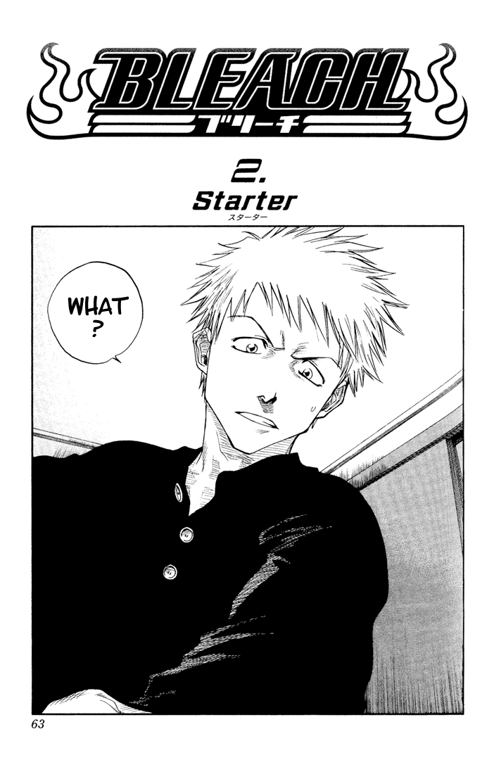 Bleach manga, chapter 2, page 4 of 24