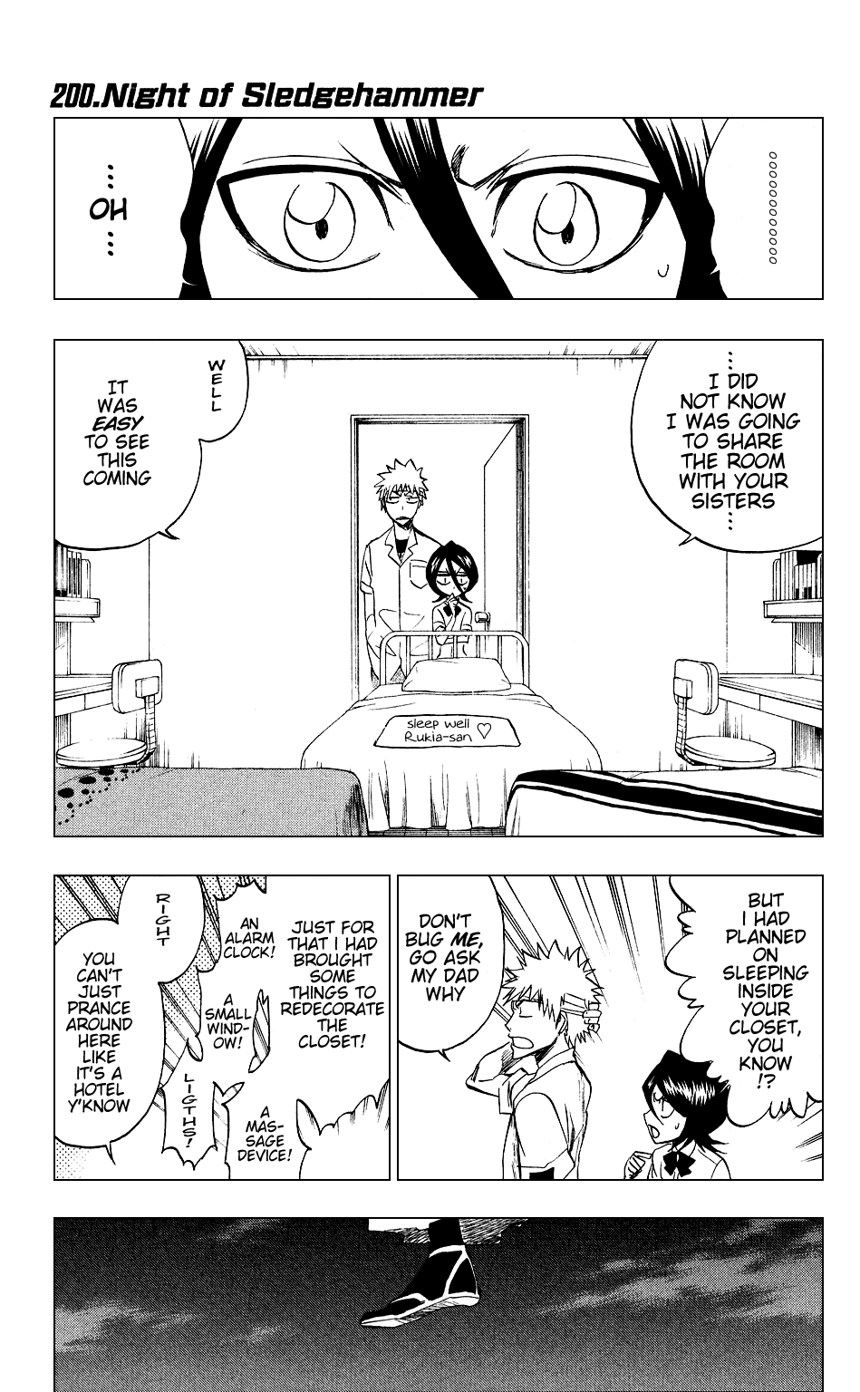 Bleach manga, chapter 200, page 1 of 19