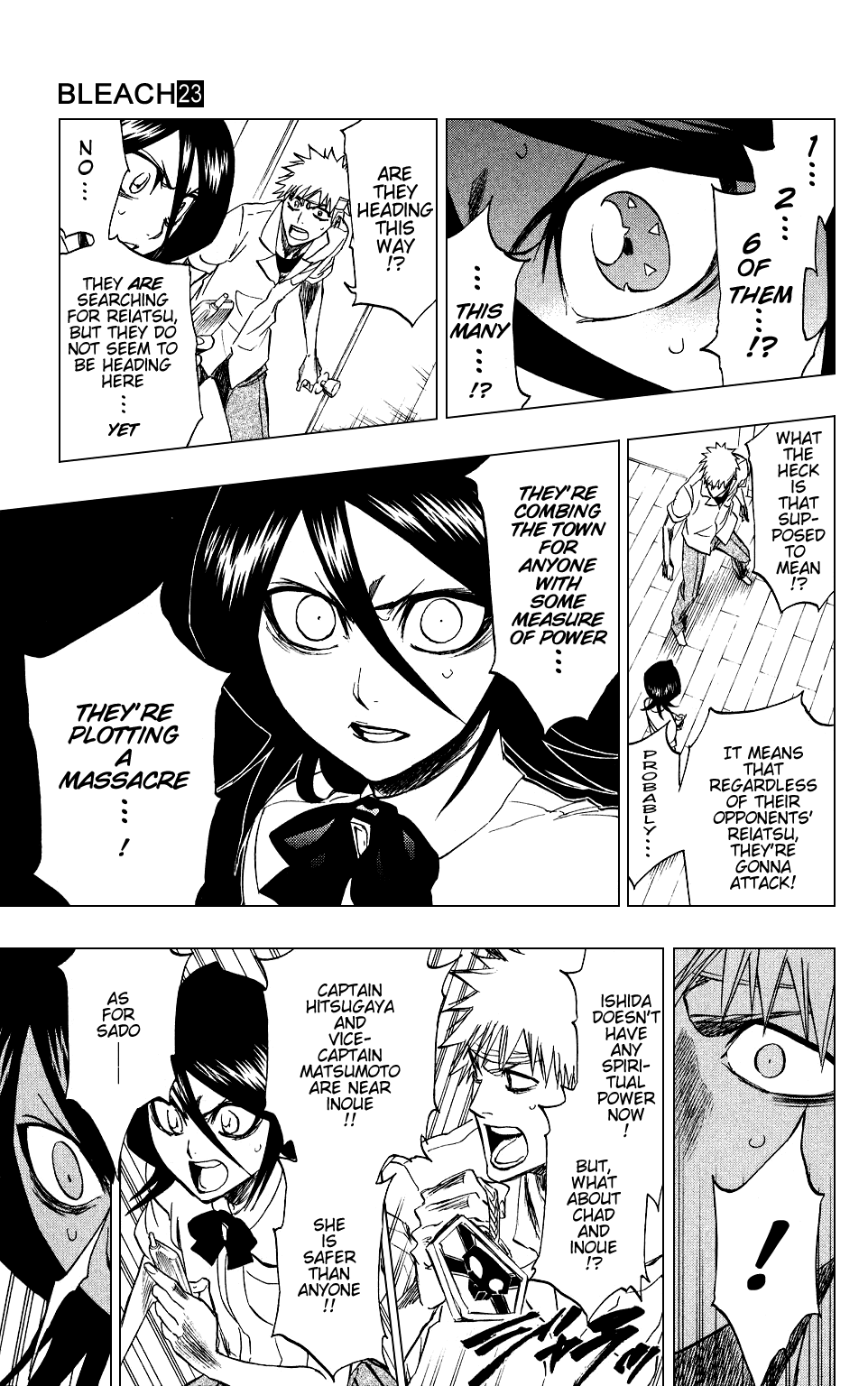 Bleach manga, chapter 200, page 8 of 19