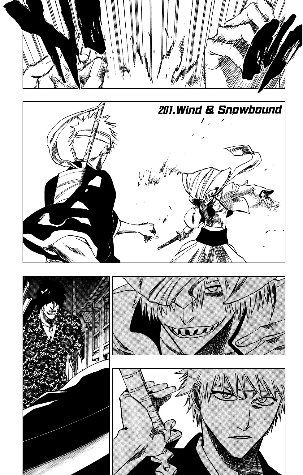 Bleach manga, chapter 201, page 1 of 23